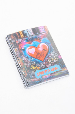 Блокнот на спіралі, А6, 48 аркушів